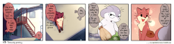 co-habitationcomic:#9 … It is a rat’s holex3 Cute comic~ Just a shame the font is so super tiny and hard to read TwT