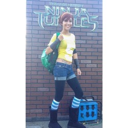 Nickelodeon&rsquo;s April O'Neil #sdcc #tmnt #apriloneil  (at 2014 San Diego Comic Con International Japanese Animation)