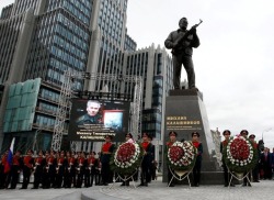 #Mosca,19 settembre 2017, l’inaugurazione del monumento a Mikhail #Kalashnikov 
