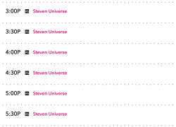 THIS SUNDAY!!!!! Steven Universe is having it&rsquo;s very first marathon: &ldquo;Steven&rsquo;s Universe: A Steven Universe Marathon&rdquo; Tune in on Sunday from 3p to 6p on Cartoon Network (And keep your eyes open for some never-before-seen promos