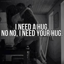 I need a hug | via Facebook en We Heart It.