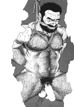 homoillustrated:  barasdistraction:  Gengoroh Tagame - Naburi Mono  Follow us at HomoIllustrated 