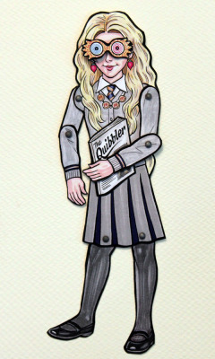 ardentlycrafted:  Luna Lovegood Paper Doll Just a couple of weeks until LeakyCon! We are booth #502 in the vendor room. EEEKKK! So excited!