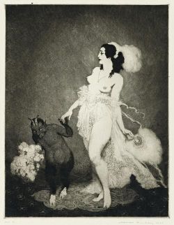  “Debut&ldquo; by Norman Lindsay. 