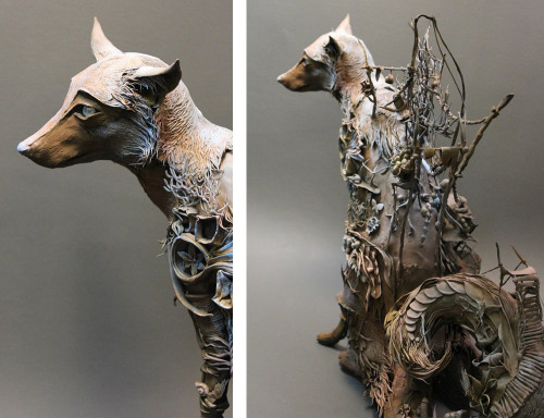 bubblejam:  The incredibly intricate and captivating custom animal sculptures by Creatures From El, Ellen June. 