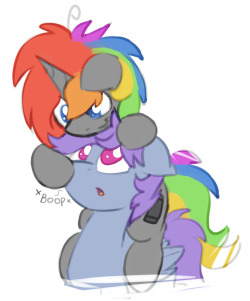 echorelic:  *boops kyoot pone* AHH~&lt;3 Krylone! You booped me! Imma boop you bacccck x3 Thank you shinonsfw a zillion times, thank you! Such a cute sweetie pic &lt;3    &lt;3 &lt;3 &lt;3