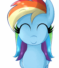 lifeemovesprettyfast:  Rainbow Dash likes you!   Kool