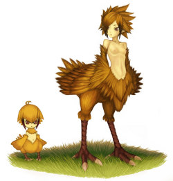 A chocobo harpy taur thing! I may have posted this before, but i don&rsquo;t remember. Either way it&rsquo;s great!