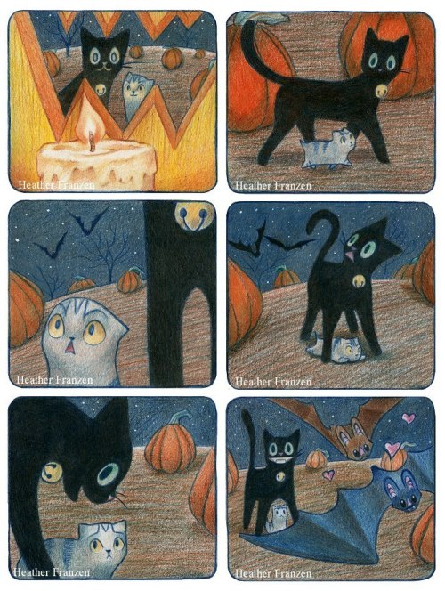 zooophagous:  kranja:  erisiana:  lazlo15:  10knotes:  omfg that is just too adorable  i can show you the world  FEELS  if i ever fail to reblog this, assume that i am dead i love you so, witch cat and brave kitten  Its back 