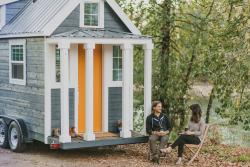 tinyhousesgalore:Tiny house built by Heirloom Custom Tiny Homes in Oregon. See more here!