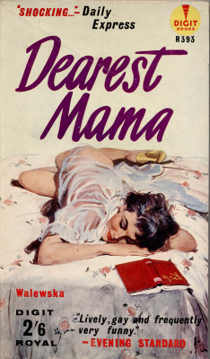 mudwerks:  Digit 393 (by uk vintage) 1956; Dearest Mama by Walewska. Cover art by Darcy (Ernest Chiriaka) 