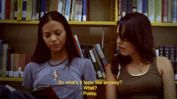 thelesbianist:  floriculturism:  Mila Kunis and Zoe Saldana in After Sex (2008) [x] (one of the hottest girl on girl scenes ever)  holy shit…………….. 