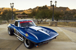 desertmotors:  1967 Chevrolet Corvette 427ci-435HP Tri-power Coupe, Pickett Race Car  