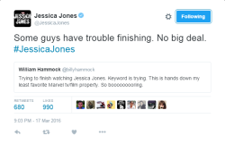 jessicajones:  themarvelupdate:  This guy got dragged like he’s never been dragged before.  Like I said, no big deal… 