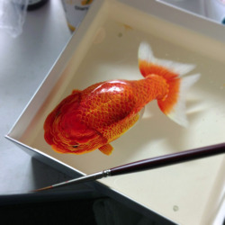thepinkster:  likeafieldmouse:  Keng Lye - Alive without Breath (2013) - Hyperrealistic sea animals created using acrylics and epoxy resin, layer by layer  oh my god. Stop it. 