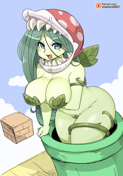 shepherd0821: Piranha Plant!  View more comics &amp; arts in my DeviantArt:▲ https://shepherd0821.deviantart.com/ Please consider supporting me by Patreon:▲ https://www.patreon.com/shepherd0821 You can buy my past reward and comics on Gumroad:▲