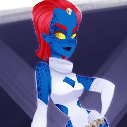 Mystique Print!! I kind of took the comic and the movie versions and mixed them up 