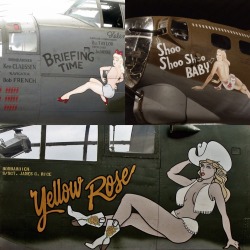 gutcakes:  wingyswonky:  thetalkingpoltergeist:  boomerstarkiller67:  World War II Aircraft Nose Art  Wow, those are all fantastic. (:  These are incredible!  Strawberry Bitch is so my new roller derby name  So many missing j3j 