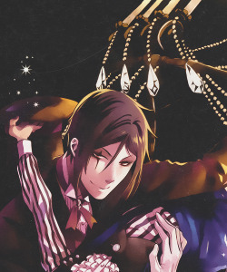 smirking-raven:Kuroshitsuji: Book Of Circus OST Cover Illustration By Yana TobosoEdited &amp; Scanned By Me Full Version Here.