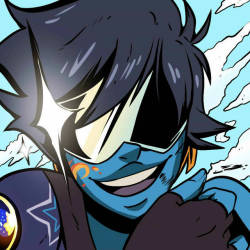 Icon commission of a Lazurite gemsona done in TTGL style X)