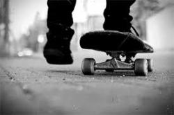 i love to skateboard