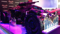 majesticmaddox:  theweeklyblend:  The Arkham Knight Batmobile is real and it’s at E3. Image Credit: Kotaku  WANT