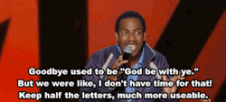 wackd:  froborr:  viergacht:  winneganfake:  smosh:  stand-up-comic-gifs:  Baron Vaughn (x)  I’ve never seen such an appropriate font change in a gif set.  ALWAYS. REBLOOP.  Never fails to cheer me up.  Always reblog. Click through to the video, he
