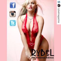 #Repost @rybelmagazine  Have you picked up the Valentine edition of @rybelmagazine it features Eliza Jayne @modelelizajayne in a sexy sheer red nightie click here to get your copy http://www.magcloud.com/browse/magazine/797480 this will hold you over