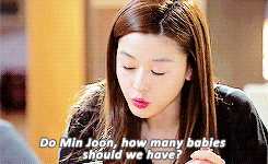 shura-blog1:   Do Min Joon and Cheon Song Yi making their aliens babies plans 