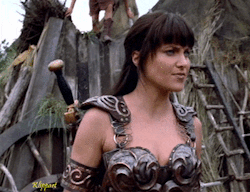 official-boob-posts:  klippfandom:  When Gabrielle tries to jump Xena and then needs a helping boob up   official boob post 