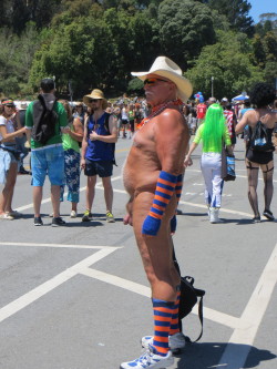 Nudist Parade in Public