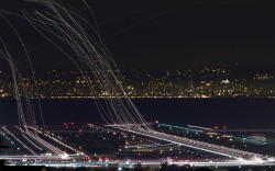 beccasung:  Long Exposure Shots of Airports  [via] 