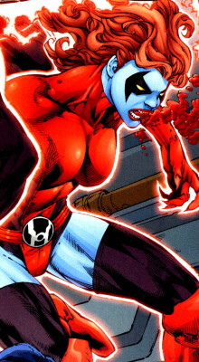 justanotherdcfan:  Villainess no. 33: Antipathy Little is known about this red lantern but i absolutely love her design. I first saw a picture of her on the cover of red lanterns #1 and wanted to know more. It seems she’s the only other female in the
