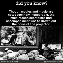 did-you-kno:      My great grandmother played piano at silent film showings. She also worked for the police department, got kidnapped and held at gunpoint by an inmate, and jumped from his speeding car to save her own life.  She was super awesome, I