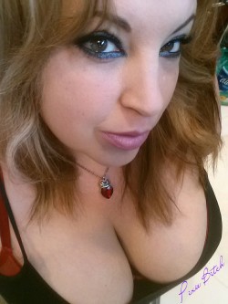 pixie-bitch75:  New necklace… Heart shape Red Ruby fit for a Queen… Thank you Daddy Rage 