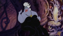 theroguefeminist:  cetaceanhandiwork:  reminder that since ursula is a straight-up shapeshifter, it follows that, if her accustomed form is pear-shaped and visibly aged, it’s because that’s how she likes it  win 