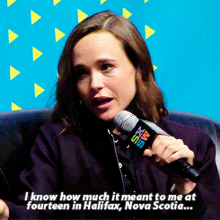 ellenpagedaily:  Ellen Page at the Gaycation Keynote at SXSW 