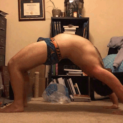 tasogareseibei:  Milestone day, I haven’t been willing to try a full back bend (wheel pose) for a long time. I haven’t done them for about a decade ago taking gymnastics… I went for it in yoga today and then said, hey let’s try that again when