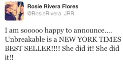 Ilovejennir:  Ny Times Best Seller. Unbreakable. Jenni Rivera.  A Mexican Girl From