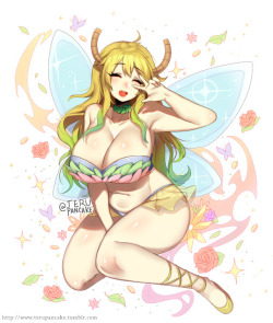 terupancake:  Fairy Lucoa is so?? pure?? 100% would let her protect me PATREON   ✦   TWITTER   ✦   FACEBOOK  &lt;3 &lt;3 &lt;3