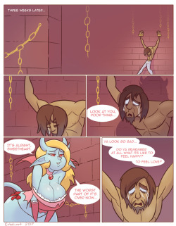 cobatsart:  Ever wonder what happened to old paladin whatshisface after we left him  in the clutches of the love-devouring succubus, Annabelle?If not, too bad. I’m telling you anyway.Unlike  my other comics, I’m not gonna upload this one all in one