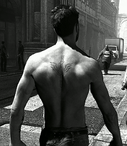 gaymerwitattitude:  Dante is without a doubt one of the sexiest looking New remodeled Hunks in Gaming. And that new facial hair of his truly gives him even more sex appeal. It’s amazing sometimes what a little facial hair can do for a male, it truly