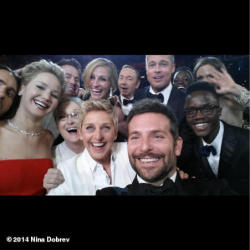 ninadobrev:  This is my favorite photo/oscar moment of all time! “@TheEllenShow: http://twitter.com/TheEllenShow/status/440322224407314432/photo/1”View more Nina Dobrev on WhoSay 