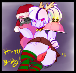 ask-fabulousjin:  kikiluv-modblog:  Happy birthday, ask-wbm !  sorry if i post this up late :P  AAaaah gosh Jin. Thank you so much &lt;3333 That booty~~&lt;3 You would make a perfect reindeer for my sleigh ;3 Oh and sex of course, loads of that.