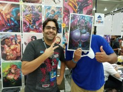 They say never meet your heroes, I say to those people &ldquo;You must have crappy heroes.&rdquo; That&rsquo;s not the case here at Otakon though!  It was a pleasure finally meeting you @reiquintero! And thank you again for the print.