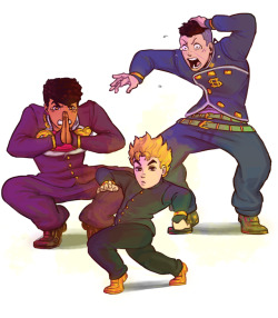 catingas: A DANCE PARTY tag yourself im jotaro and zeppeli 