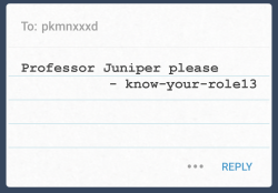 pkmnxxxd:  Pokemon Professor Juniper  Request