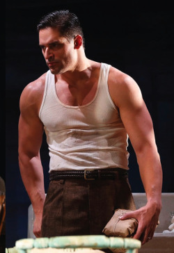 mynewplaidpants:  First look at Joe Manganiello’s best Stanley Kowalski - head over to the blog to answer the inevitable yet terribly unfair (hey, he brought it on himself) question pitting him versus Prime Vintage Brando… 