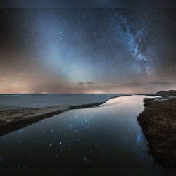 Dueling Bands in the Night #nasa #apod #centralband #milkyway #galaxy #zodiacallight #sunlight #dust #solarsystem #sun #stars #panorama #liverriver #northjutland #denmark #space #science #astronomy
