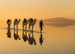 haihui-anyhoo:  Mirror … and silence … in those places there is nothing that can be called life … Danakil Desert, northern Ethiopia